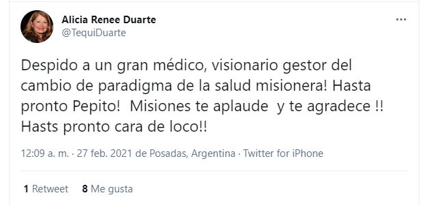 La cúpula política de Misiones y Nación despidió con gran pesar a Pepe Guccione, para muchos un referente en la Salud Pública de Argentina